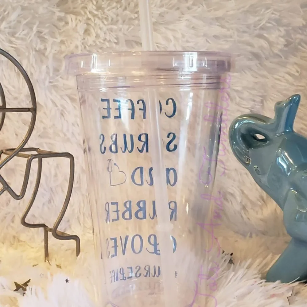 Nurse- Coffee, Scrub, And Rubber Glove